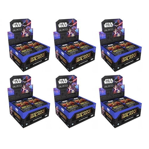 6x Shadows of the Galaxy - Booster Box Display - Star Wars unlimited (Case)